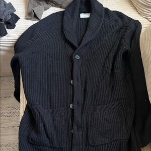 Old Navy Charcoal Knit Cardigan